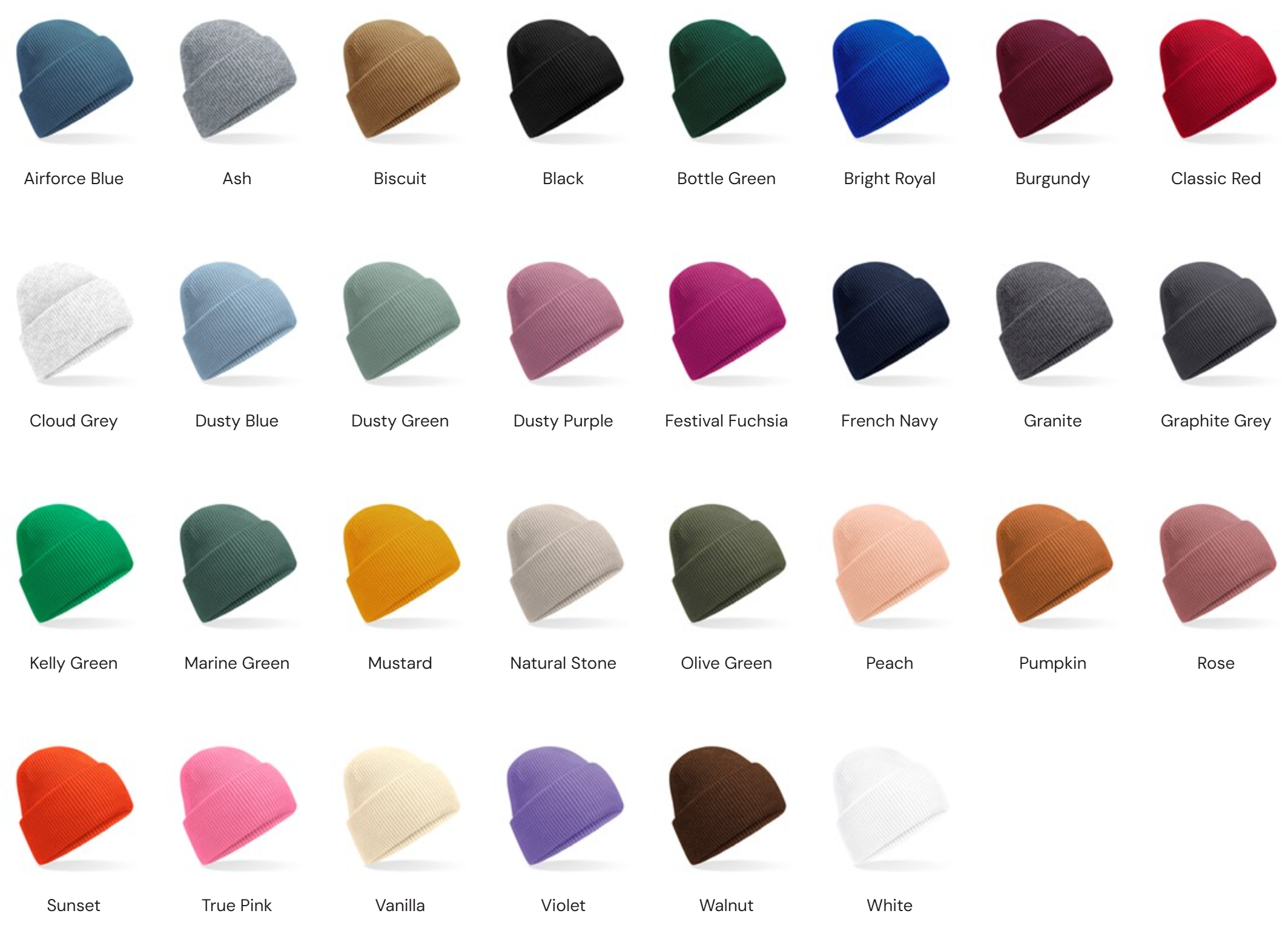 Color Chart