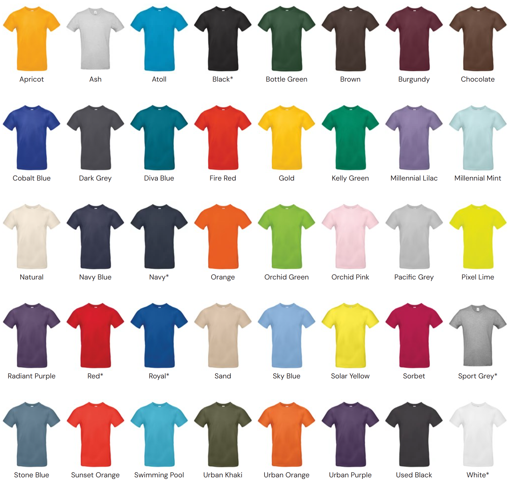 Color Chart