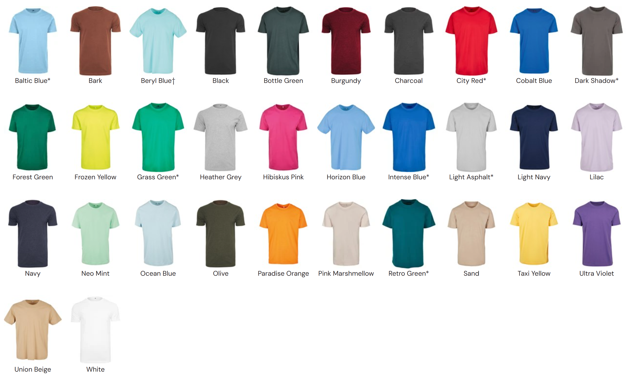 Color Chart