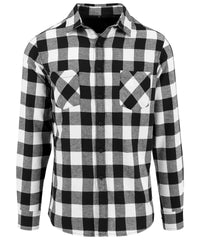 Checked flannel shirt