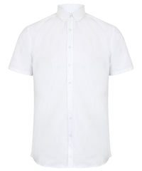 Modern short sleeve Oxford shirt