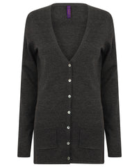 Women's v-button cardigan