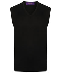 Sleeveless v-neck jumper