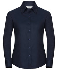 Women's long sleeve easycare Oxford shirt
