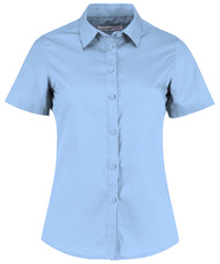Women's poplin shirt short sleeve