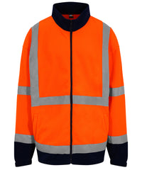 High visibility full-zip fleece