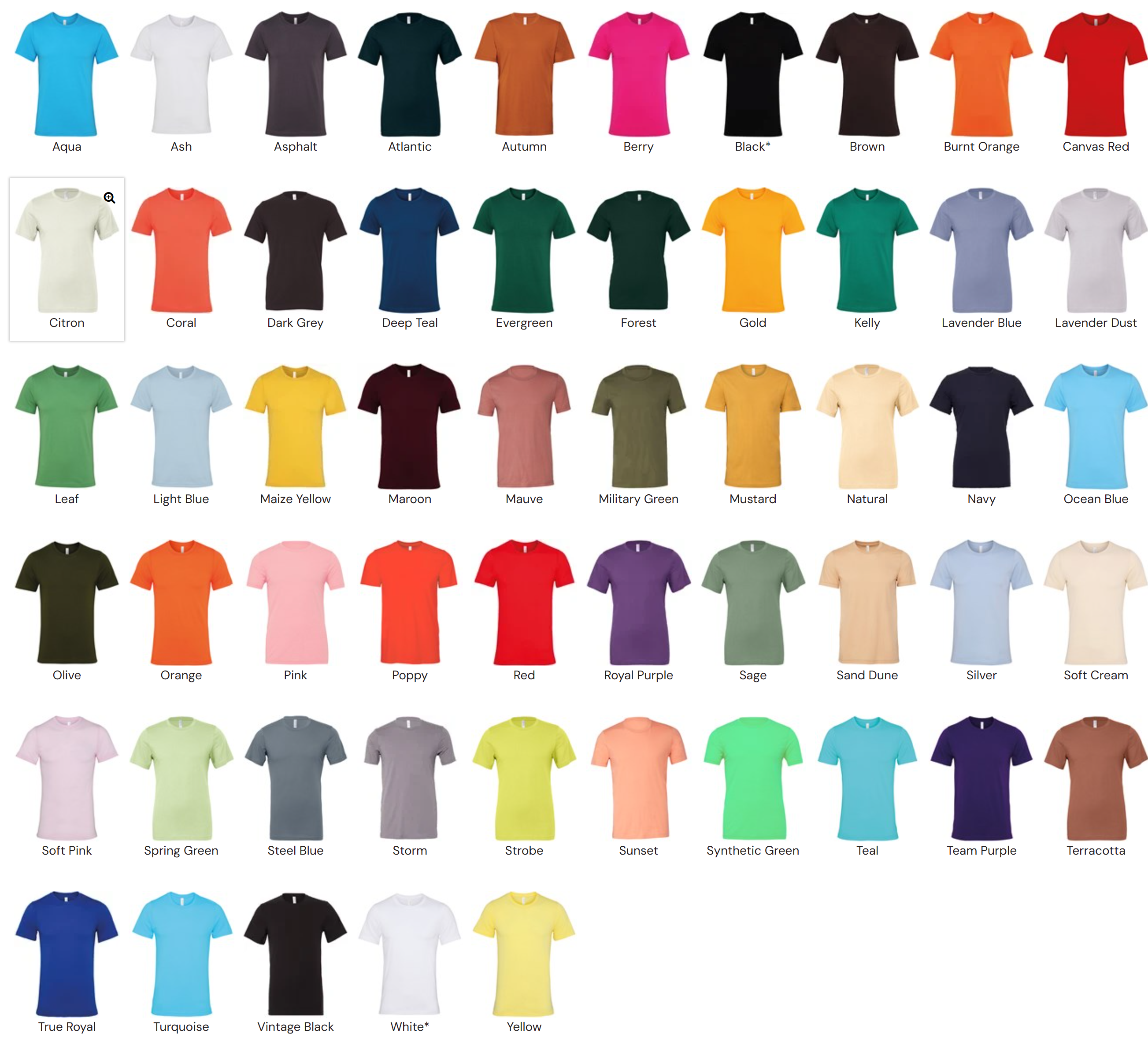 Color Chart