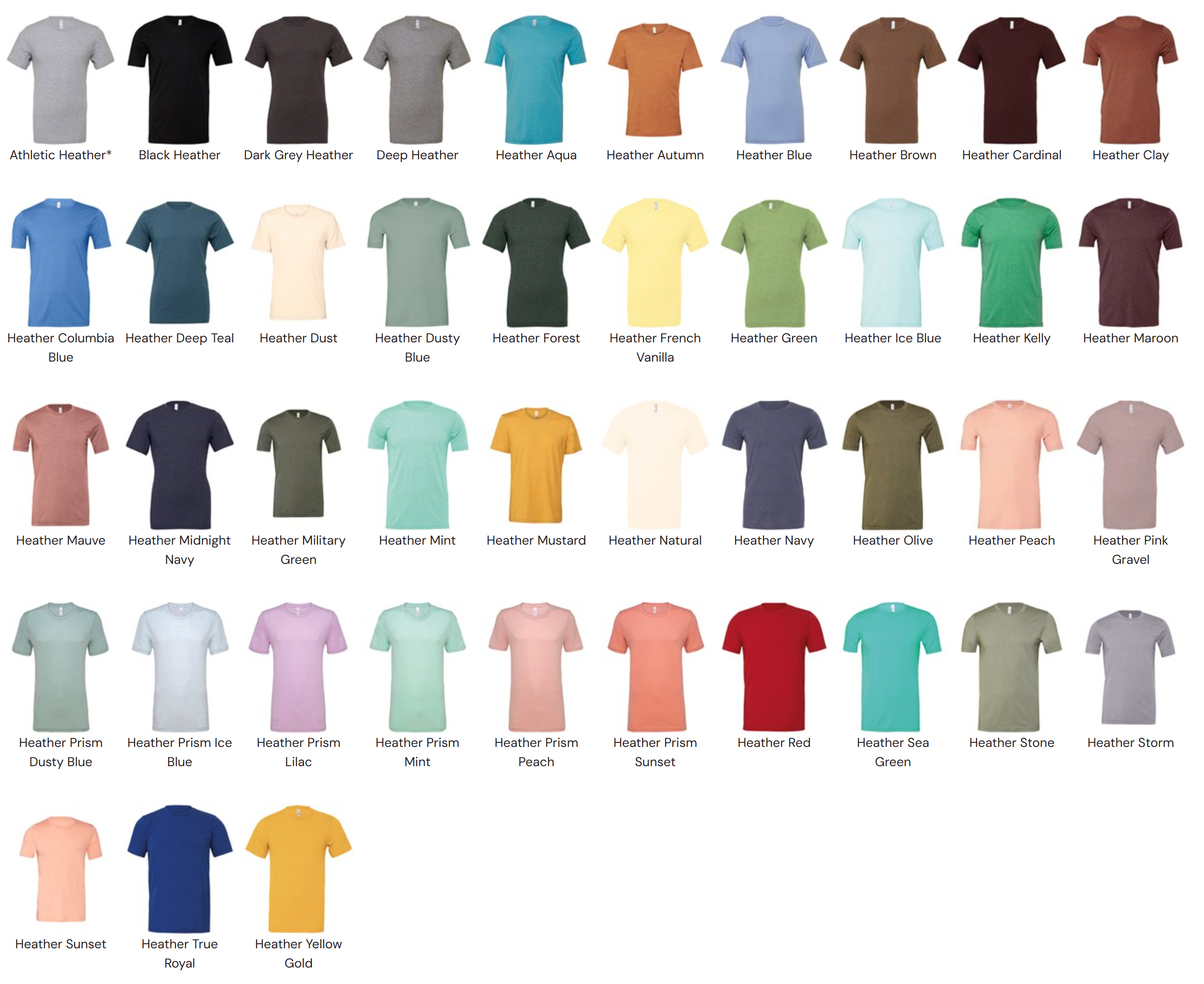 Color Chart