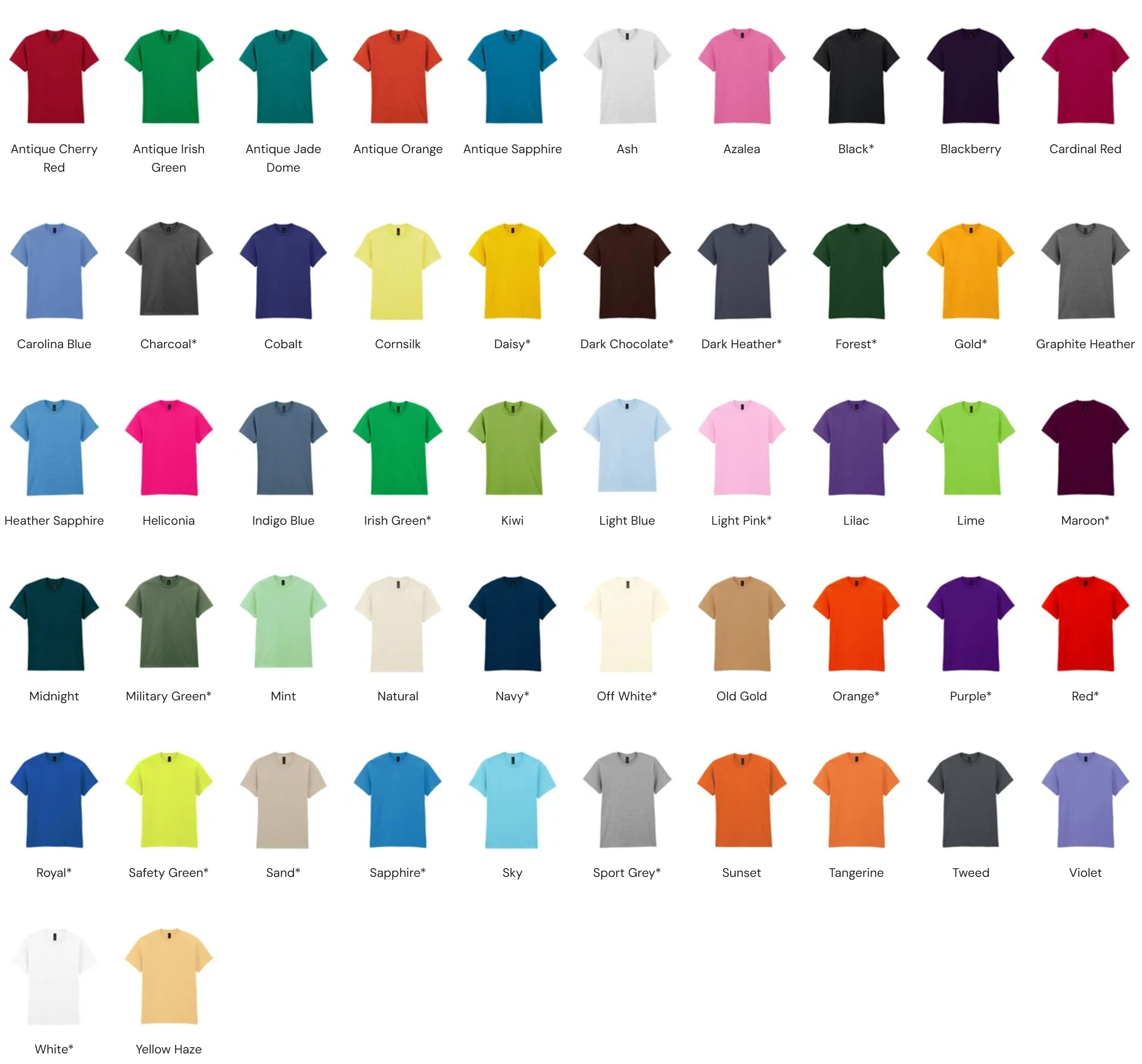 Color Chart