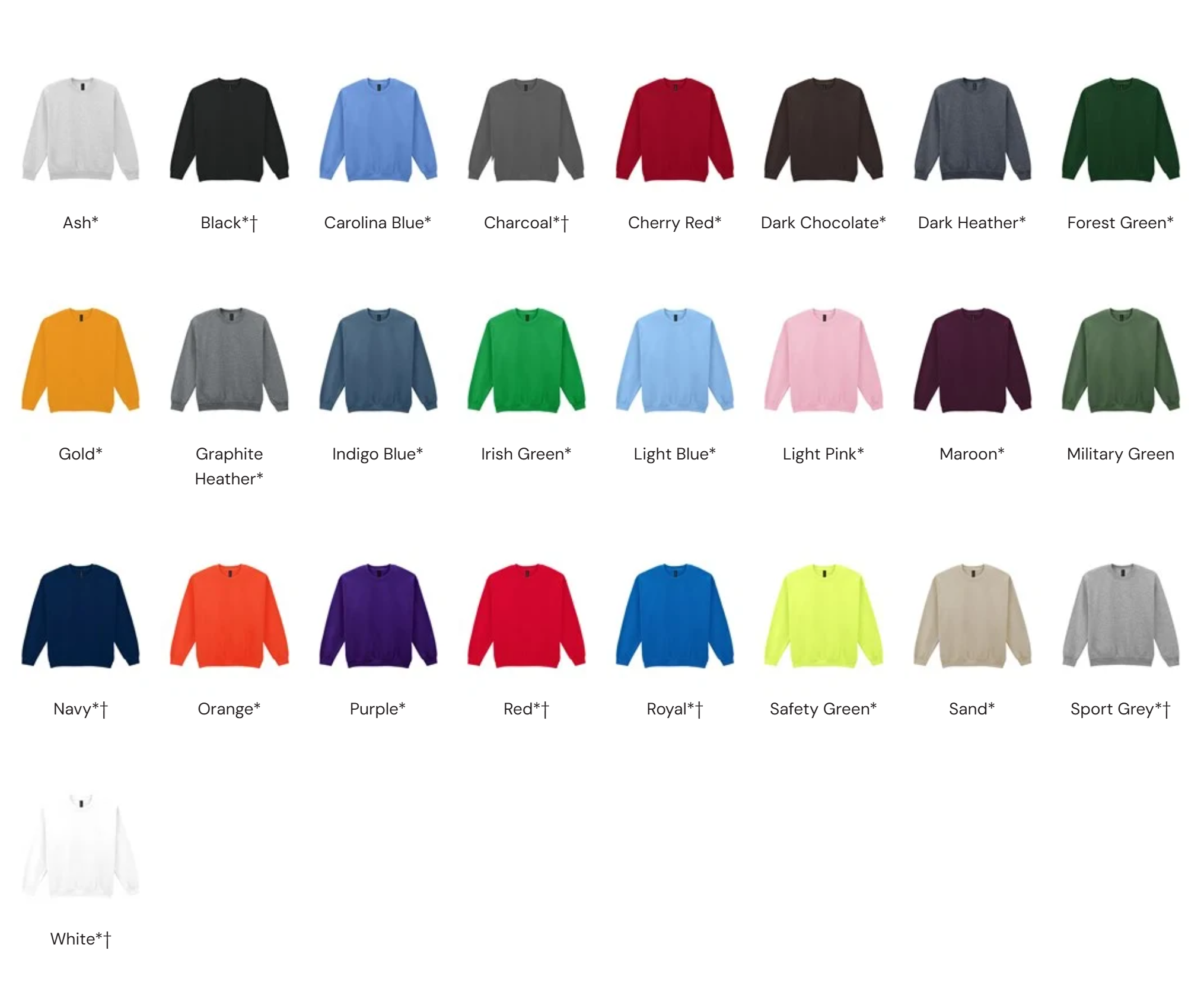 Color Chart