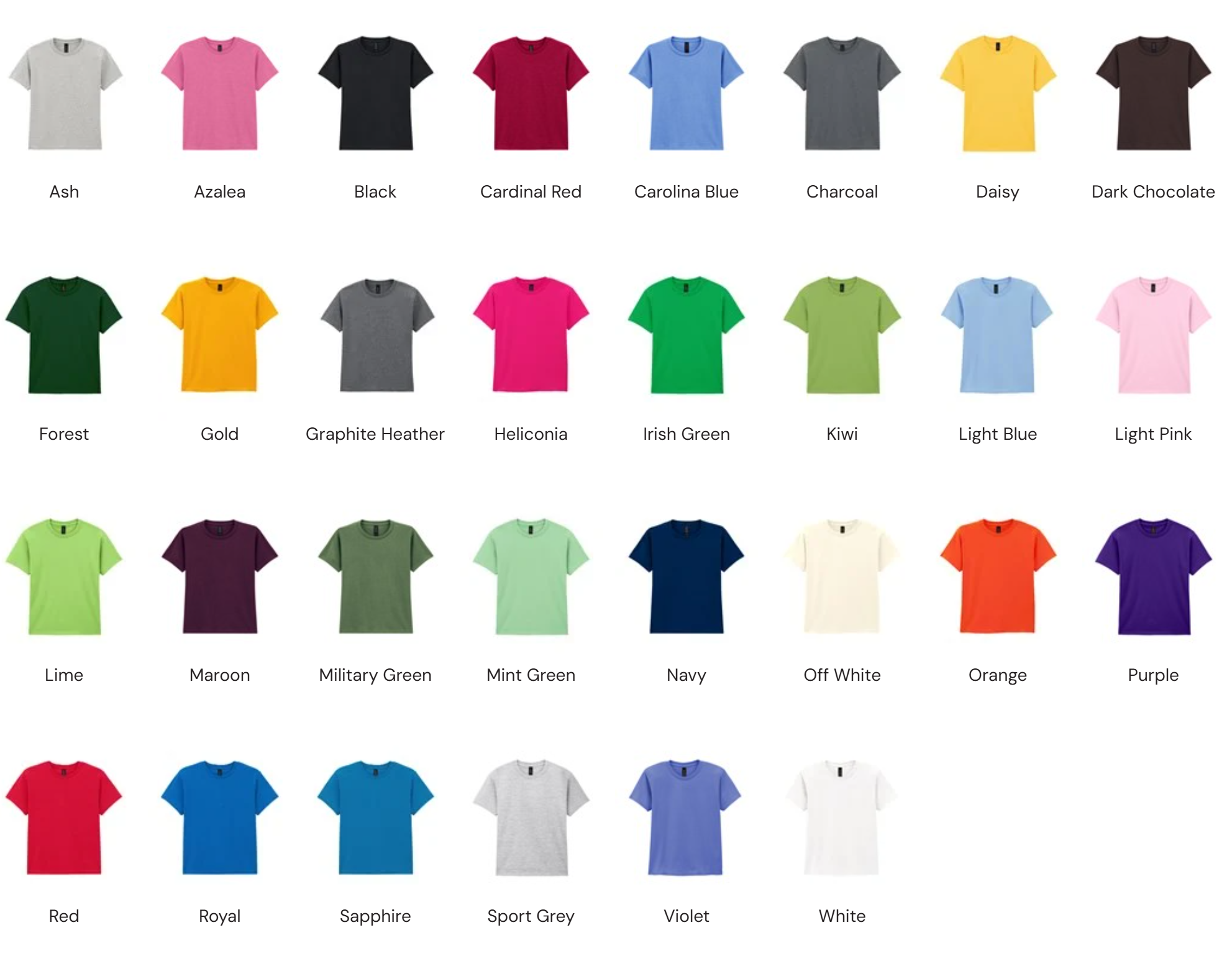 Color Chart