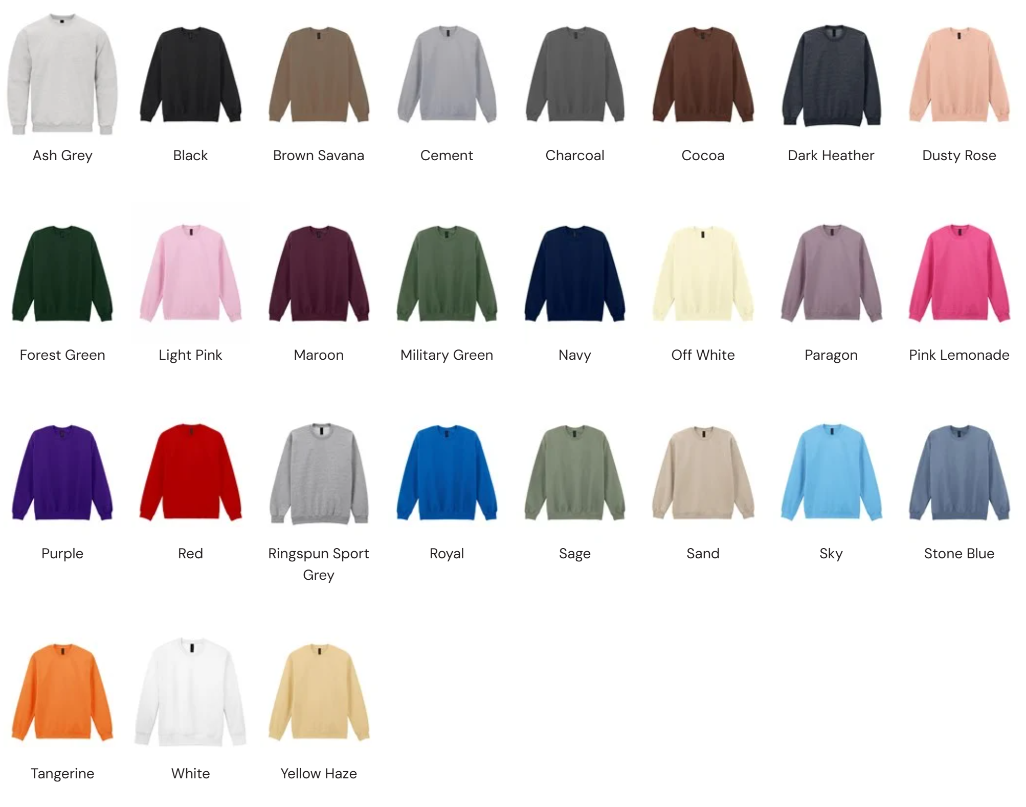 Color Chart