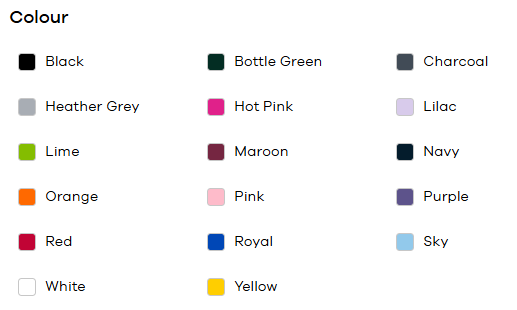 Color Chart