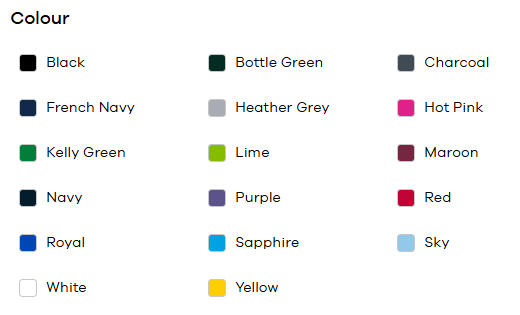 Color Chart
