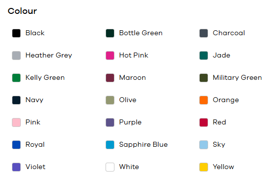 Color Chart