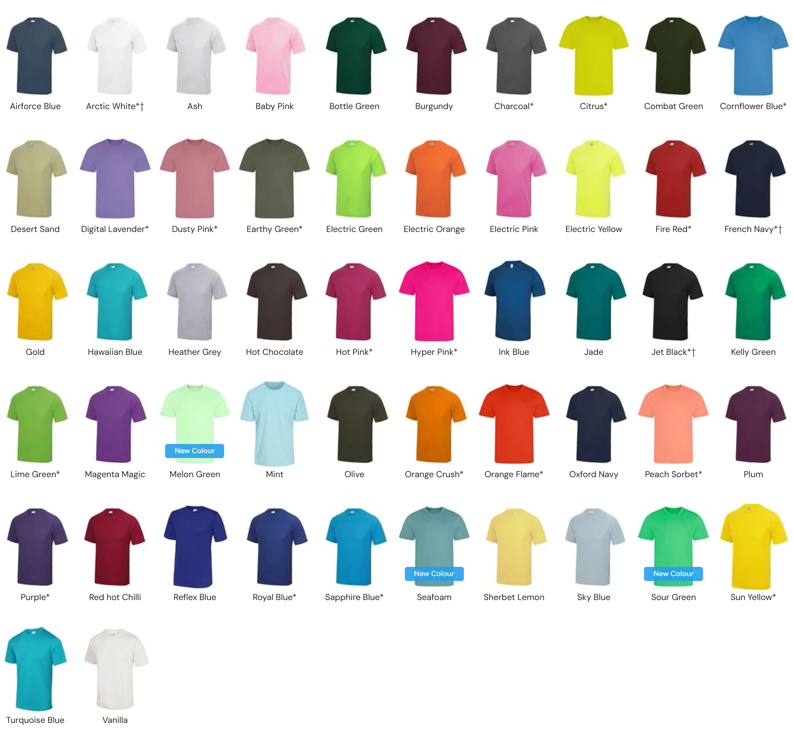Color Chart