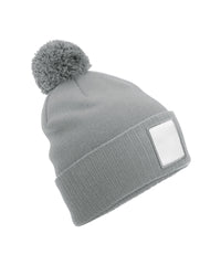 Appliqué patch beanie