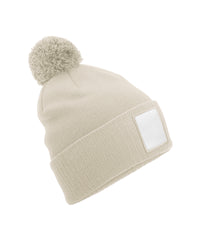 Appliqué patch beanie