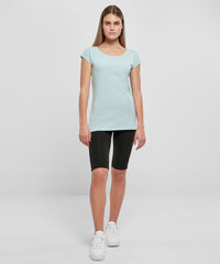 Women's wide neck tee