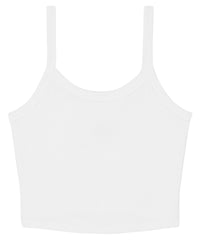 Women’s micro rib spaghetti strap tank