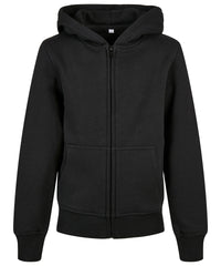 Organic kids basic zip hoodie