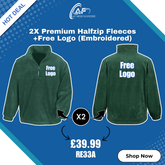 Deal 3 - 2X Premium Halfzip Fleeces