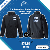 Deal 3 - 2X Premium Rain Jackets