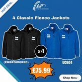Deal 13 - 4 Classic Fleece Jackets