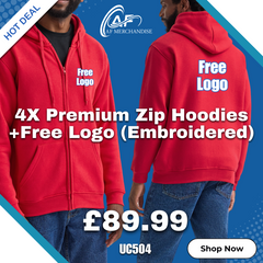 Deal 5 - 4X Premium Zip Hoodies