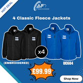 Deal 13 - 4 Classic Fleece Jackets