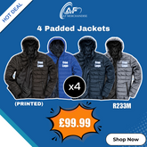 Deal 14 - 4 Padded Jackets