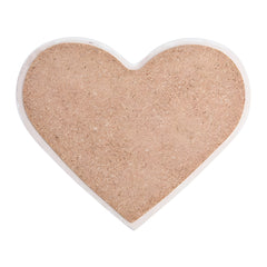 Coaster - Ceramic - HEART - 9cm x 11cm - Cork Base