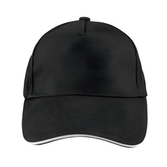 Hats & Headwear - COTTON - Baseball Cap - Jet Black