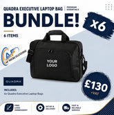 6x Quadra Executive Digita Laptop Bag Bundle