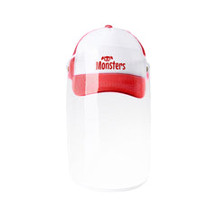 Apparel - Cap with Face Shield - CHILDRENS - Red