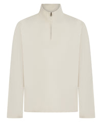 Premium piqué 1/4-zip top