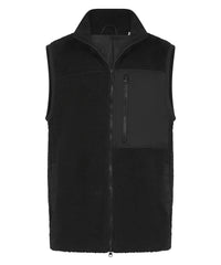 Recycled sherpa gilet