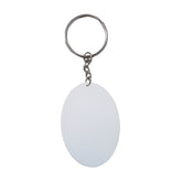 Keyring - 10 x Polymer - Thick Oval