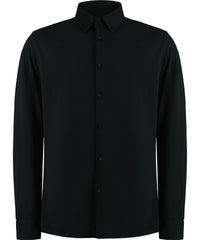 Long sleeve Superwash® 60° piqué shirt (tailored fit)