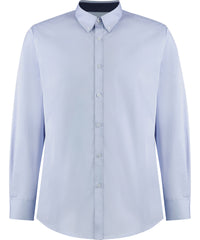 Contrast premium Oxford shirt (button-down collar) long-sleeved (tailored fit)