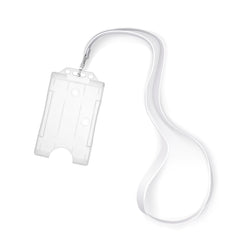 Personalised Custom Plastic ID Badge Holder Staff ID Office Schools & Events