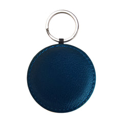Engravables - PU LEATHER - Keyring - ROUND - 5cm