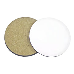Sublimation MDF Coaster – Round - 9.5cm - Cork Base