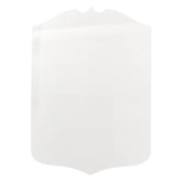 Sublimation Metal Football Club Shield - White Aluminium - (Pack of 5)