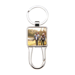 10 x Sublimation Metal Keyrings - Dangle Clip