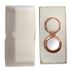 Keyring - 10 x ROSE GOLD Sublimation Metal Keyring - ROUND