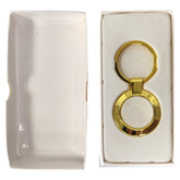 Keyring - GOLD Sublimation Metal Keyring - ROUND