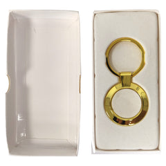 Keyring - GOLD Sublimation Metal Keyring - ROUND