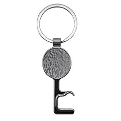 Multifunction Phone Stand & Bottle Opener Sublimation Keyring