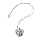 Sublimation Heart Angel Wings Necklace